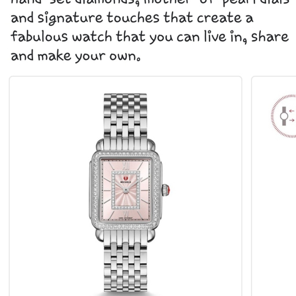 Brand new Dimond Michele watch